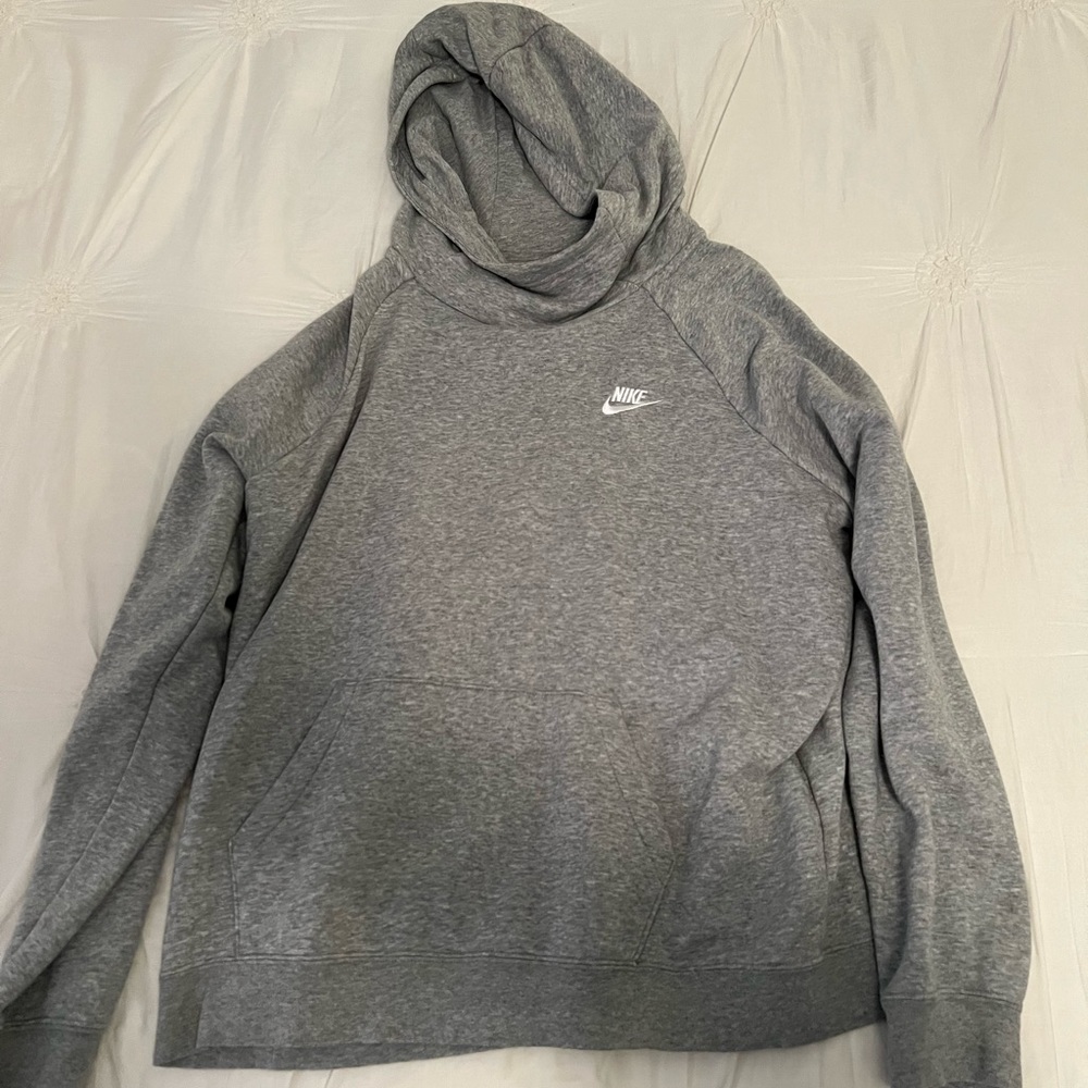 Gray Nike hoodie